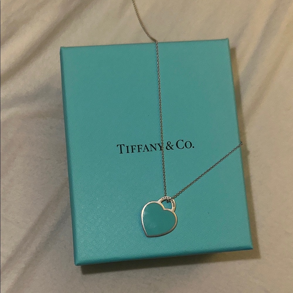 Tiffany & Co. Silver Heart Pendant Necklace